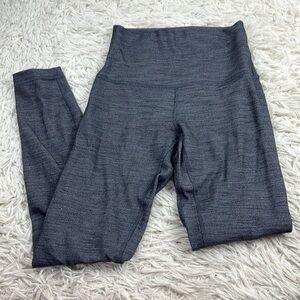 Lululemon Align Pant II 25" Mini Heathered Herringbone Heathered Black White / B